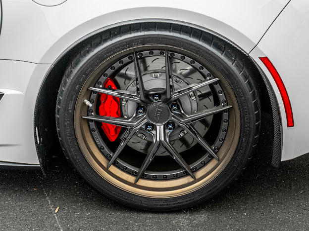 2014-2019 C7 Corvette - Extended Front & Rear Splash Guards / Mud Flaps Pair - for all models